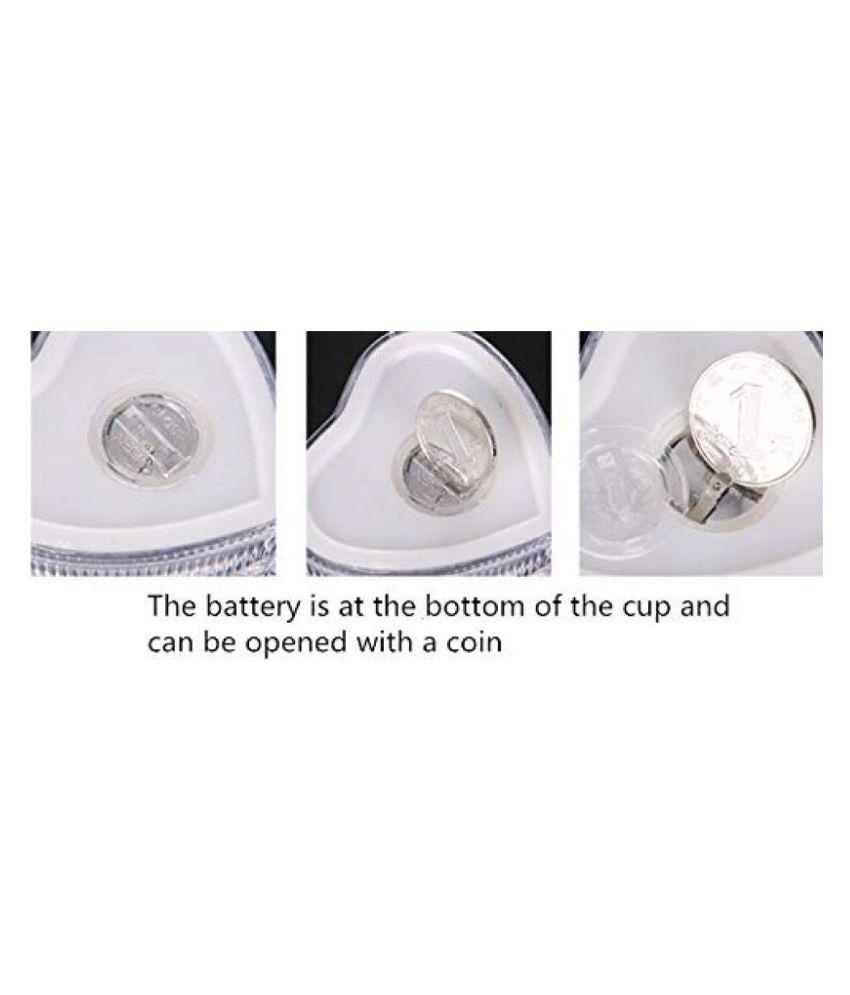 759 Heart Shape Activated Blinking Led Glass Cup 759 Heart Shape Activated Blinking Led Glass Cup